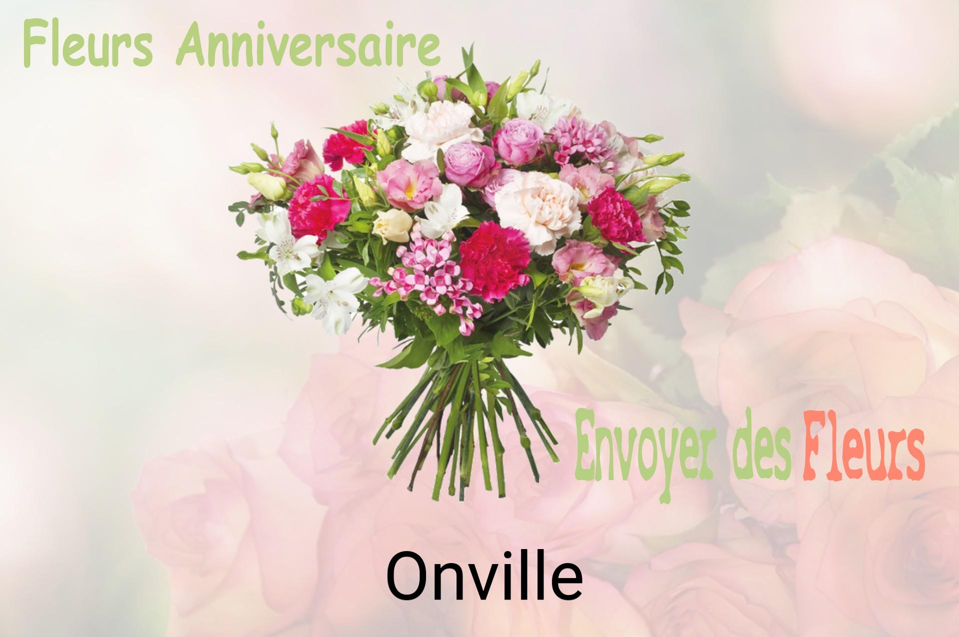 Bouquet de fleurs d’anniversaire livré à Onville