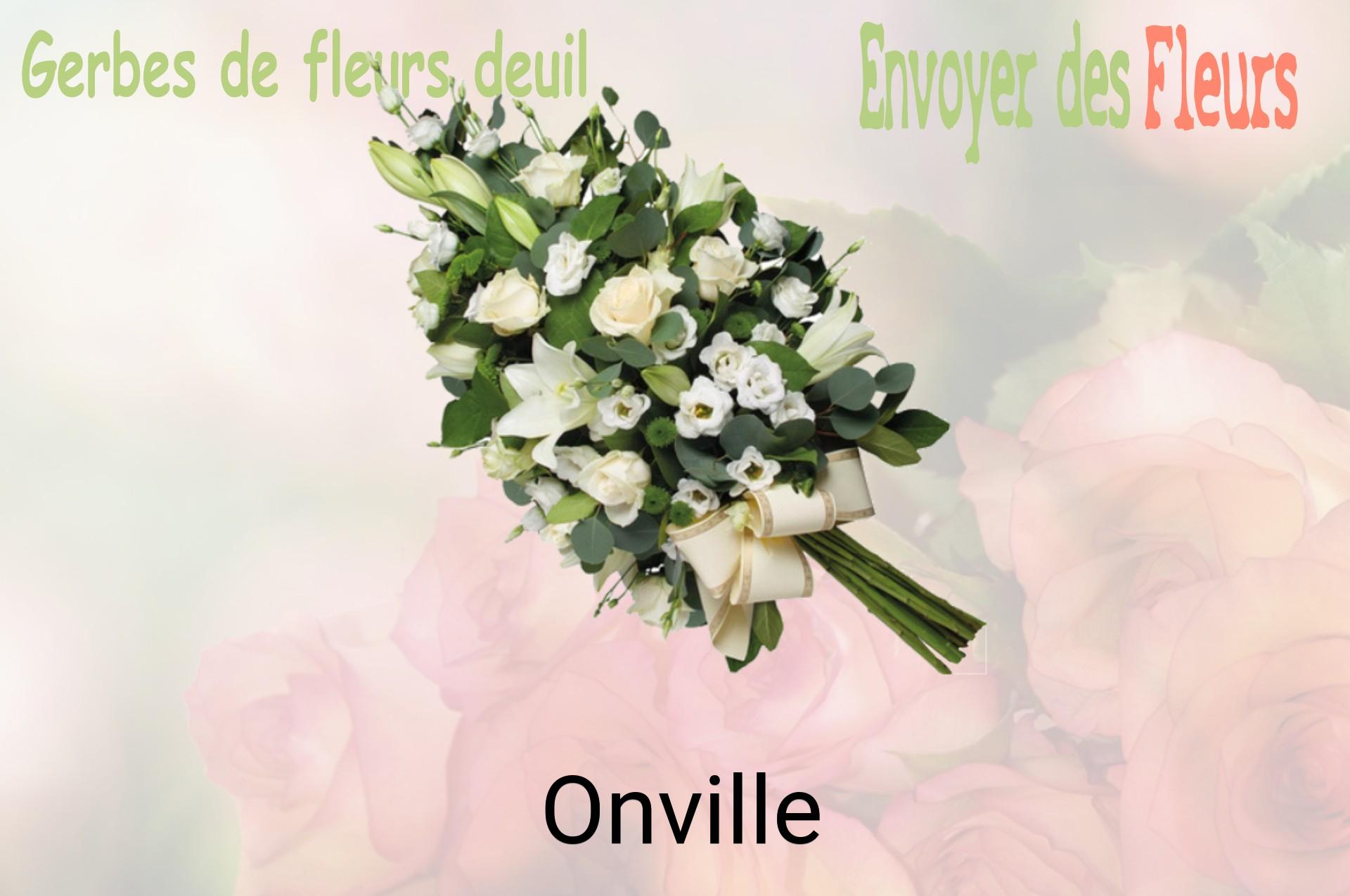 Gerbe de fleurs de deuil livrée à Onville